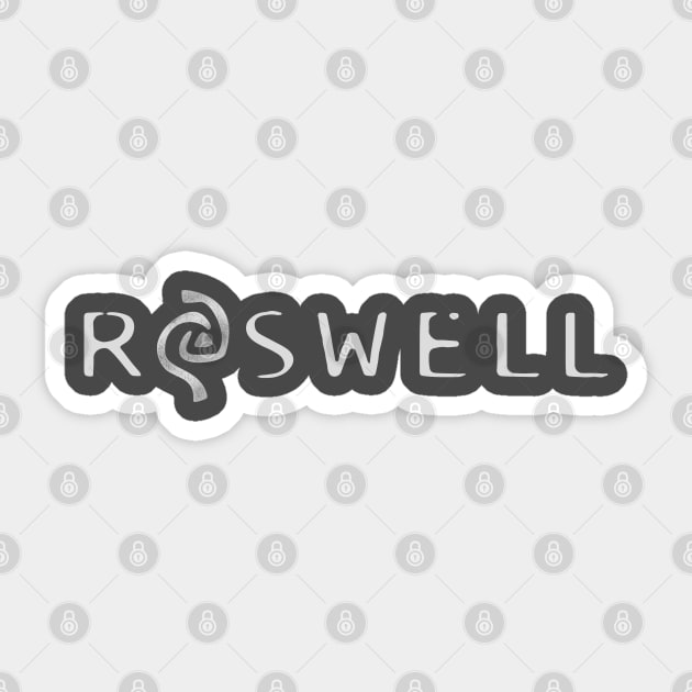 Roswell 2000 Logo Sticker by Nazonian